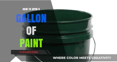 Mastering the Art: How to Open 5-Gallon Paint Cans Effortlessly