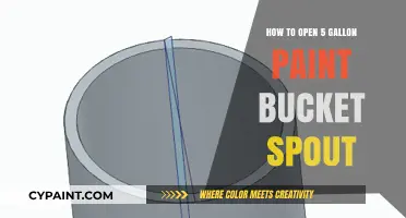 Easy Guide to Opening a 5-Gallon Paint Bucket Spout