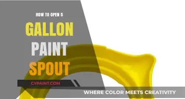 Easy Steps to Open a 5-Gallon Paint Spout Effortlessly