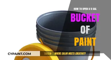 Opening a Paint Bucket: Quick and Easy Steps