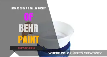 Effortlessly Open Your 5-Gallon Behr Paint Bucket: A Quick Guide