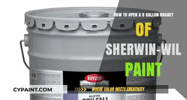 Effortlessly Open Your 5-Gallon Sherwin-Williams Paint Bucket: A Quick Guide