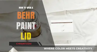 Mastering the Art of Opening Behr Paint Lids: A Step-by-Step Guide