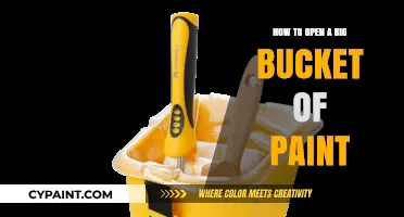 Mastering the Art: Effortlessly Opening Large Paint Buckets Like a Pro