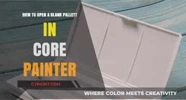 Opening a Blank Canvas in Core Painter