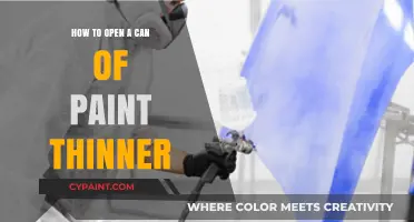 Safely Opening a Can of Paint Thinner: A Step-by-Step Guide