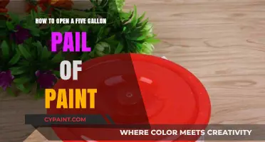 Opening a Paint Pail: Quick and Easy Steps