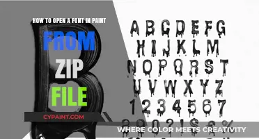 Unzip and Open Fonts in Paint: A Step-by-Step Guide