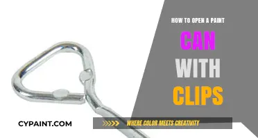 Effortless Paint Can Opening: The Clip Method Unveiled