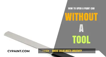 Opening Paint Cans: Easy, Tool-Free Hacks