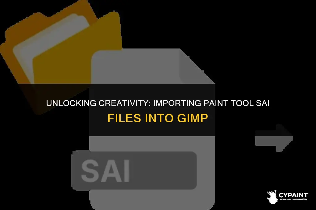 how to open a paint tool sai file in gimp