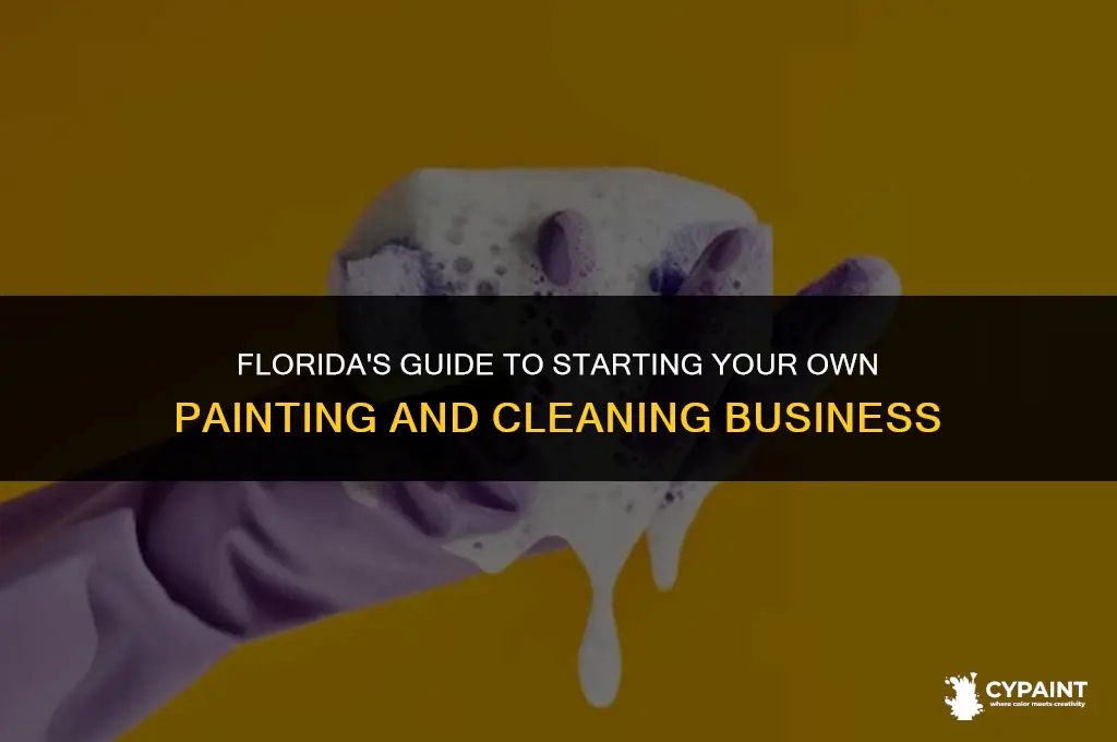 how to open a painting and cleaning coporation in florida