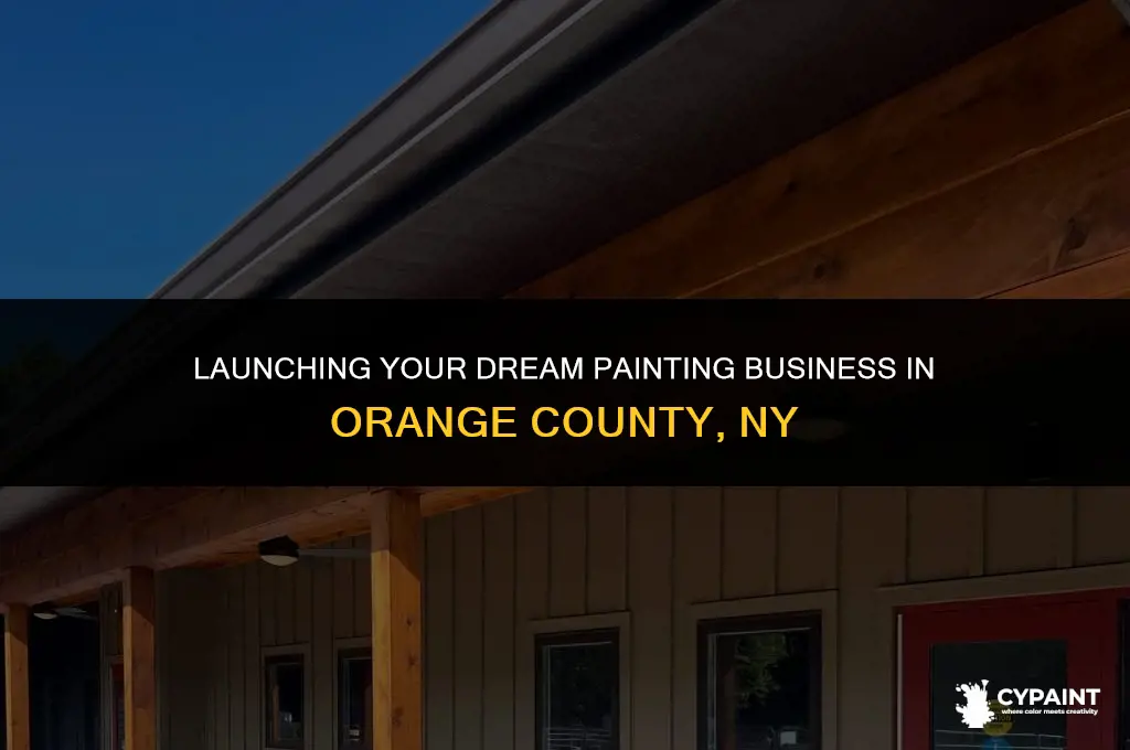 how to open a painting business in orange county ny