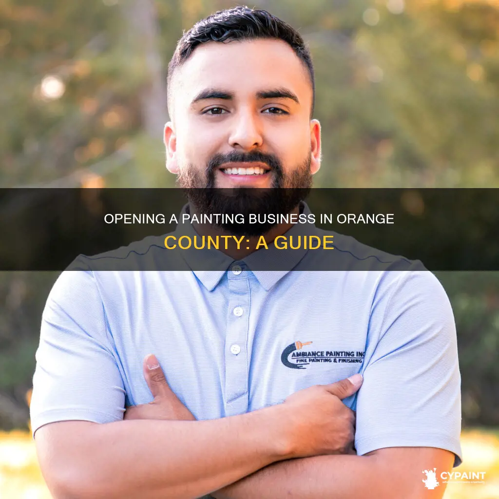 how to open a painting business in orange county