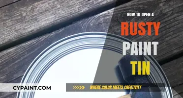 Unlocking Rusty Paint Tins: Quick Tips for Easy Lid Removal