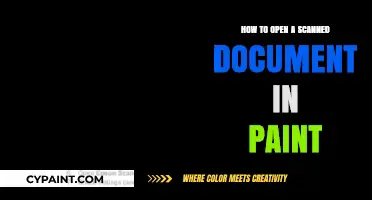 Open Scanned Docs in Paint: A Quick Step-by-Step Guide