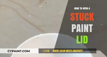 Quick Fixes: How to Open a Stuck Paint Lid Easily