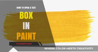 Mastering Paint: A Simple Guide to Opening Text Boxes