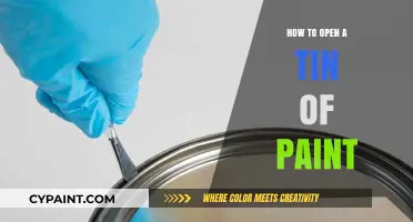 Mastering the Art: Effortlessly Open a Tin of Paint Every Time