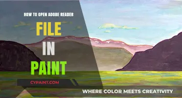Open Adobe Reader Files in Paint: A Step-by-Step Guide