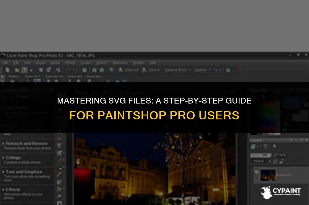 how to open an svg file in paint shop pro