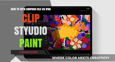 Effortlessly Access Dropbox Files in iPad Clip Studio Paint