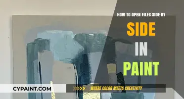 Comparing Files Side by Side in Paint: A Guide