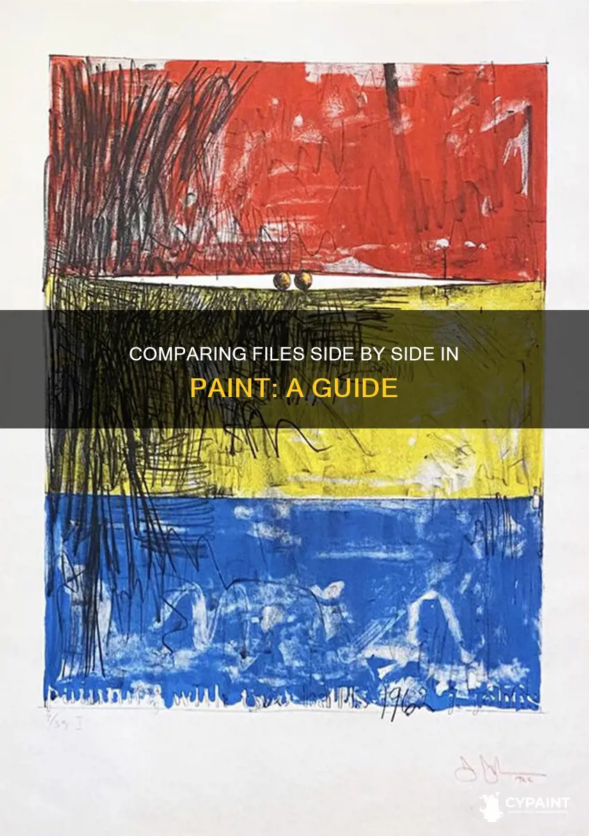 how to open files side by side in paint