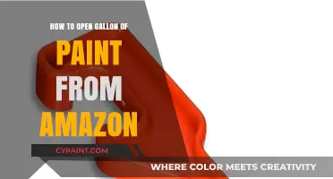 Easy Steps to Open Your Amazon-Delivered Gallon Paint Can