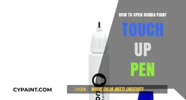 Easy Steps to Open Your Honda Paint Touch-Up Pen