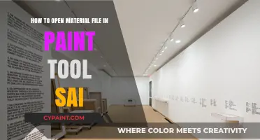 Opening Material Files in Paint Tool Sai