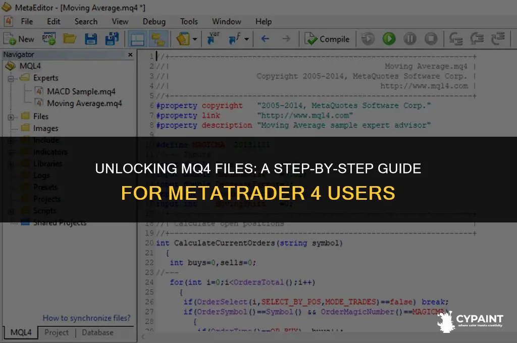 how to open mq4 file in ms paint metatrader 4