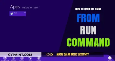 Quickly Launch MS Paint Using the Run Command Prompt