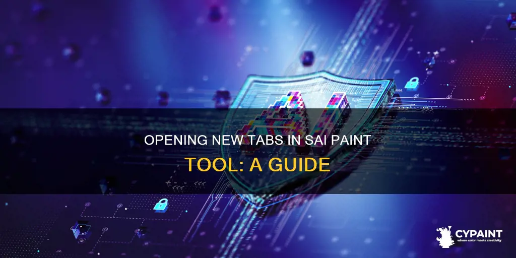 how to open other tab on sai paint tool