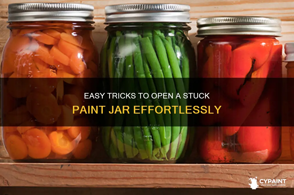 how to open paint jar thats stuck