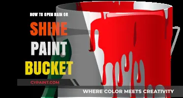 Easy Steps to Open Rain or Shine Paint Buckets Effortlessly
