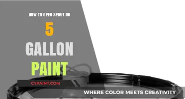 Easy Steps to Open a Spout on Your 5-Gallon Paint Container
