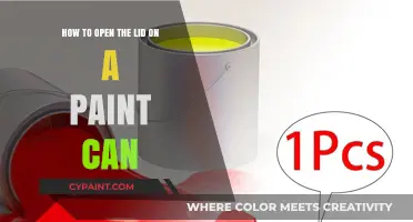 Opening Paint Cans: Easy Steps to Follow