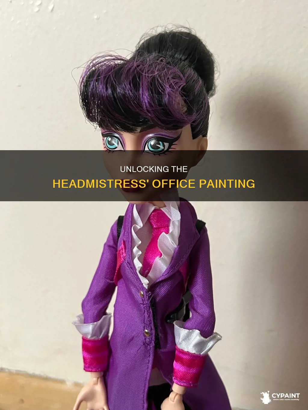 how to open the painting in the headmistress office
