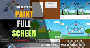 Maximize Creativity: Launch Tux Paint in Full Screen Mode