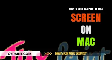 Maximizing Creativity: Full-Screen Tux Paint on Your Mac
