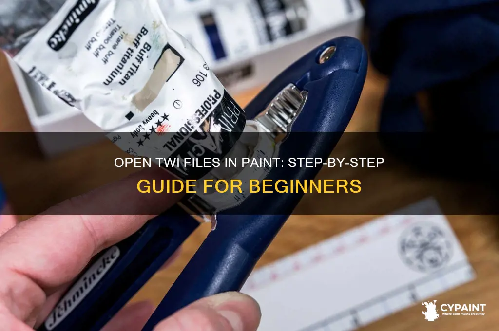 how to open twi files in paint