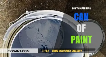 Mastering the Art: Effortlessly Opening a Can of Paint