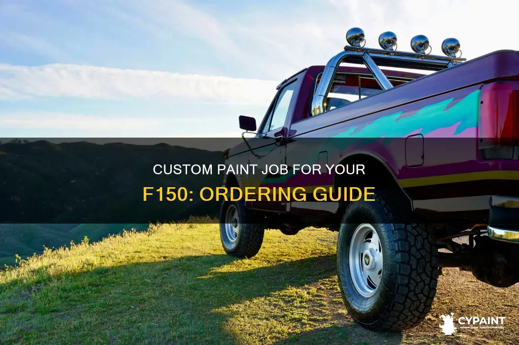 how to order custom paint for a new f150