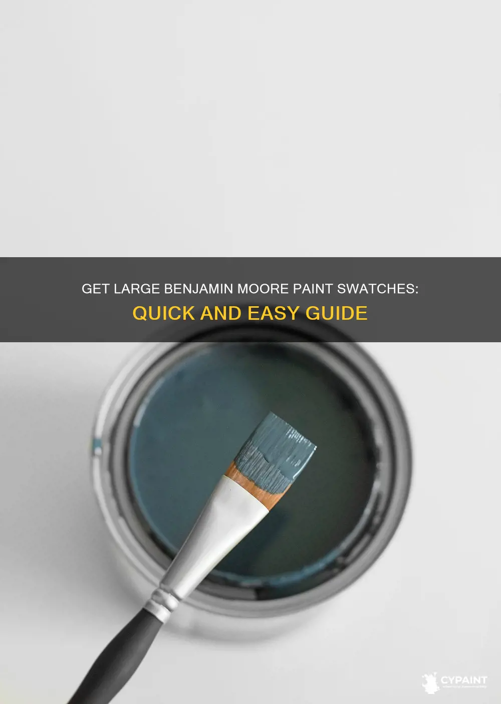 how to order large swatches of benjamin moore paint