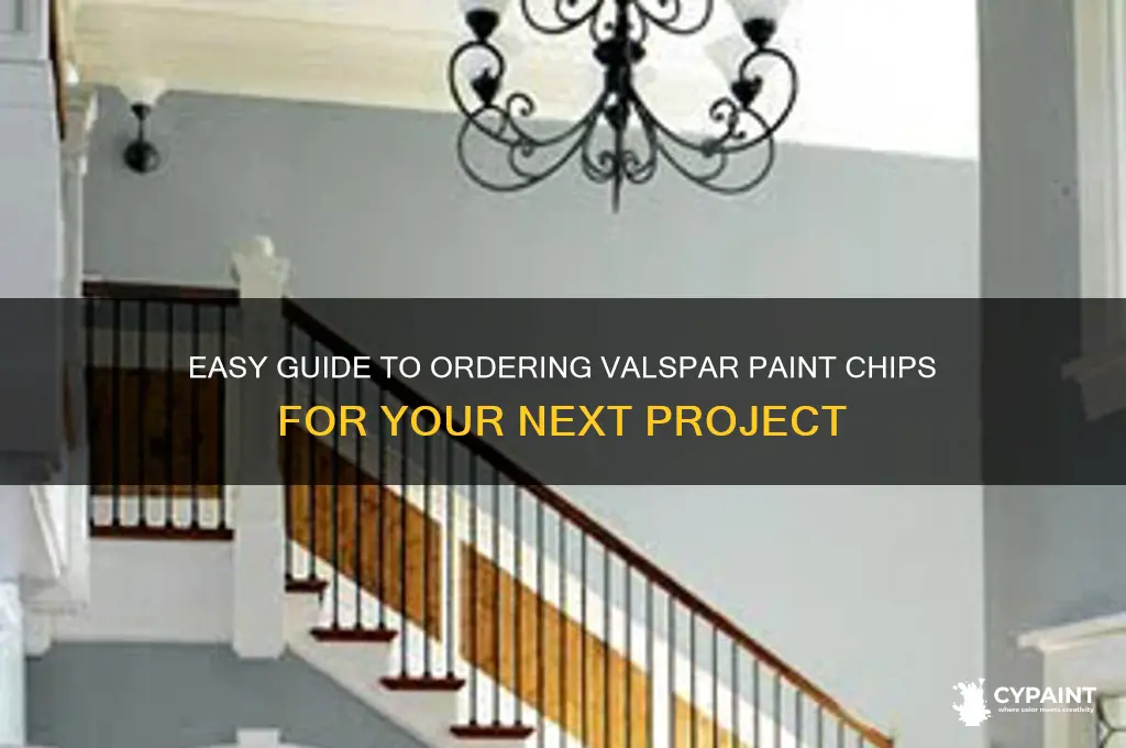 how to order paint chips from valspar
