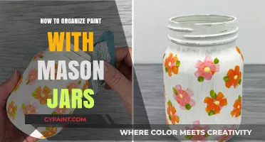 Creative Mason Jar Paint Storage: Organize Your Art Supplies Effortlessly