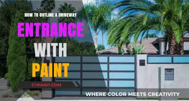 Enhance Your Curb Appeal: Painting a Driveway Entrance Outline