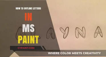 Mastering MS Paint: Easy Steps to Outline Letters Creatively