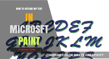 Master Text Outlining in Microsoft Paint: A Step-by-Step Guide
